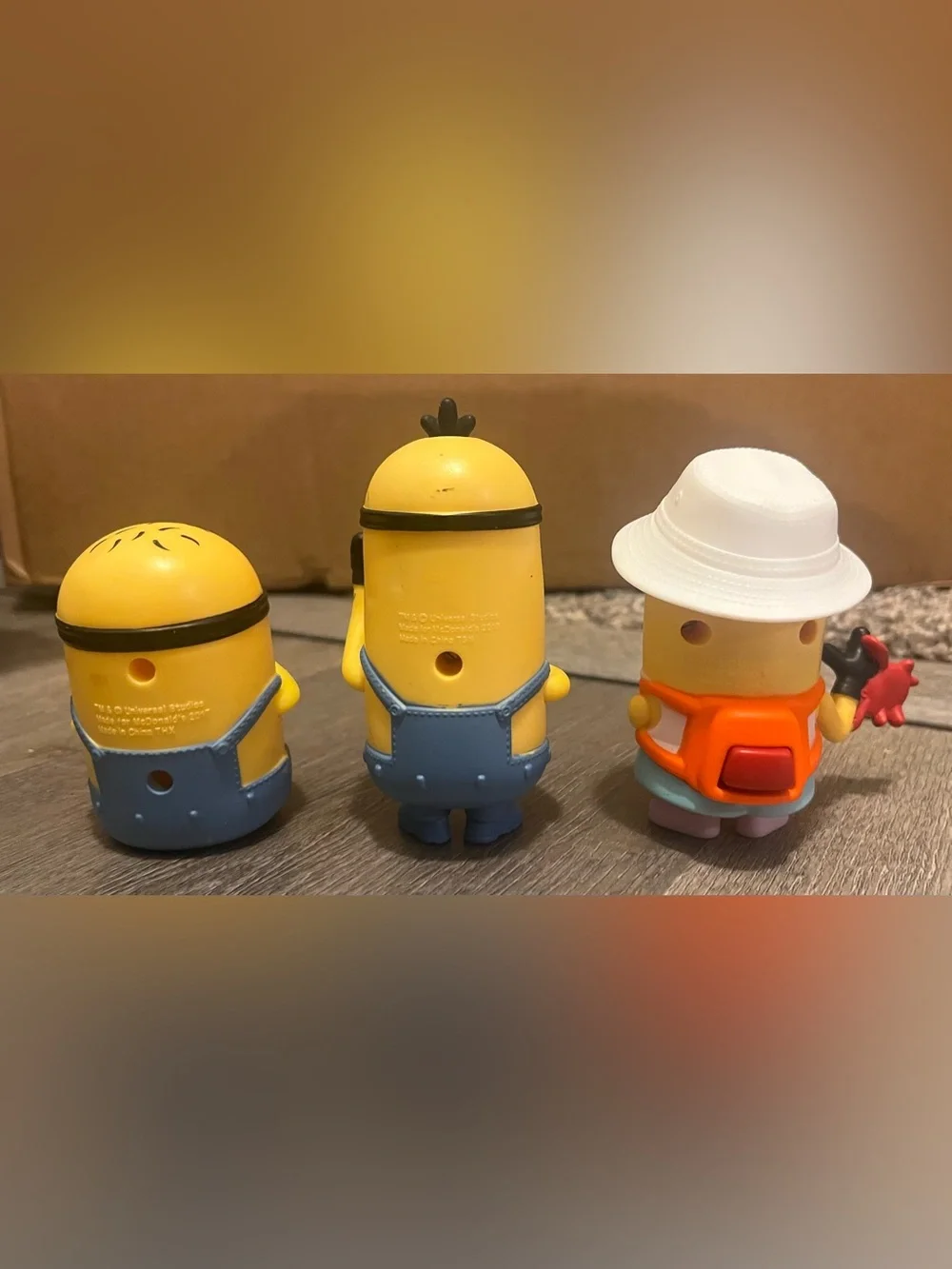 McDonald’s Happy Meal Minion Toys, 2017 Despicable Me 3